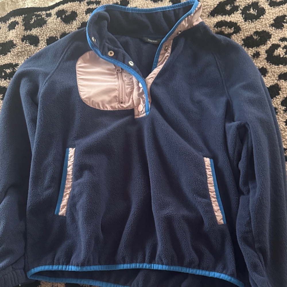 Women's Blue Fleece Pullover